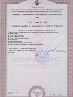 2015.03.25 Березники - Приложение к сертификату, Профили поливинилхлоридные системы Rehau.