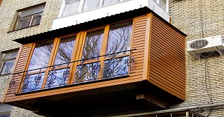 Внешняя отделка балкона Березники цена от 1034 руб. м/2.